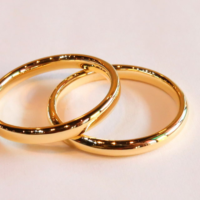 K10 gold プレミアムリング制作